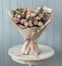 Букет цветов из:  Розы и Лизиантусы #REPLACE_PRED# Константиновке