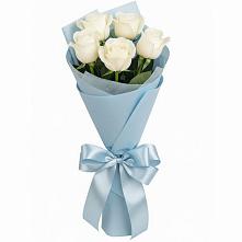 Букет 5 Белых роз Проуд в Константиновке