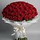 Букет 101 Красная роза Блэк Мэджик в Константиновке