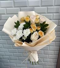 Букет цветов из:  Розы и Хризантемы в Константиновке