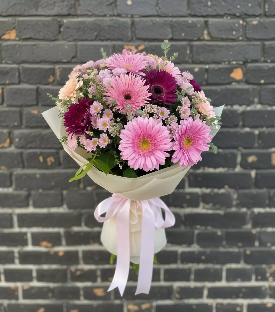 Букет цветов из: Герберы и Хризантемы в Константиновке