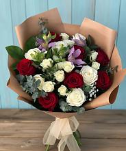 Букет цветов из:  Розы и Альстромерии #REPLACE_PRED# Константиновке