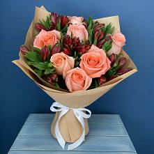 Букет цветов из:  Розы и Альстромерии #REPLACE_PRED# Константиновке