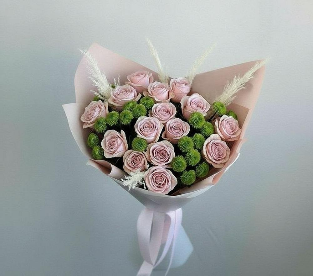 Букет цветов из: Розы и Хризантемы в Константиновке