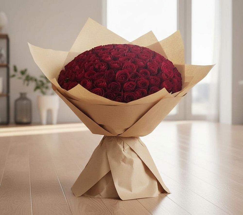 Букет 101 Красная роза в Константиновке