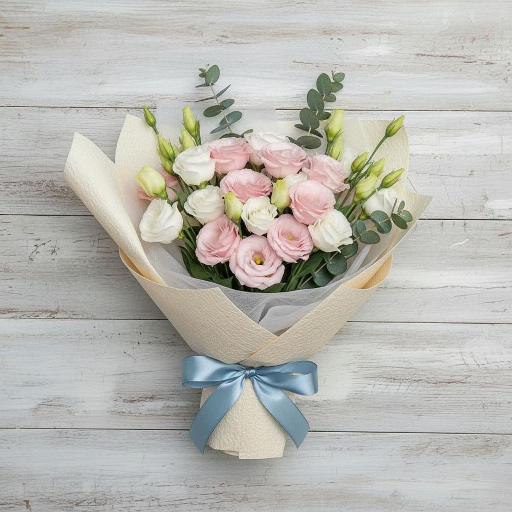 Букет цветов из: Лизиантусы в Константиновке